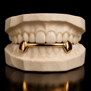 Bottom Bar Grillz with Solid Canines