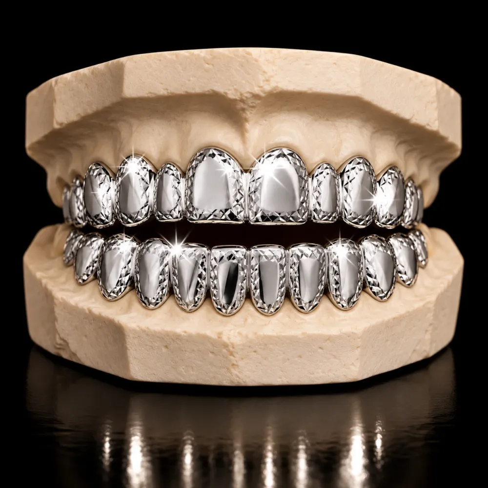 Diamond Cut Grillz Set