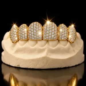 Honeycomb Moissanite Grillz