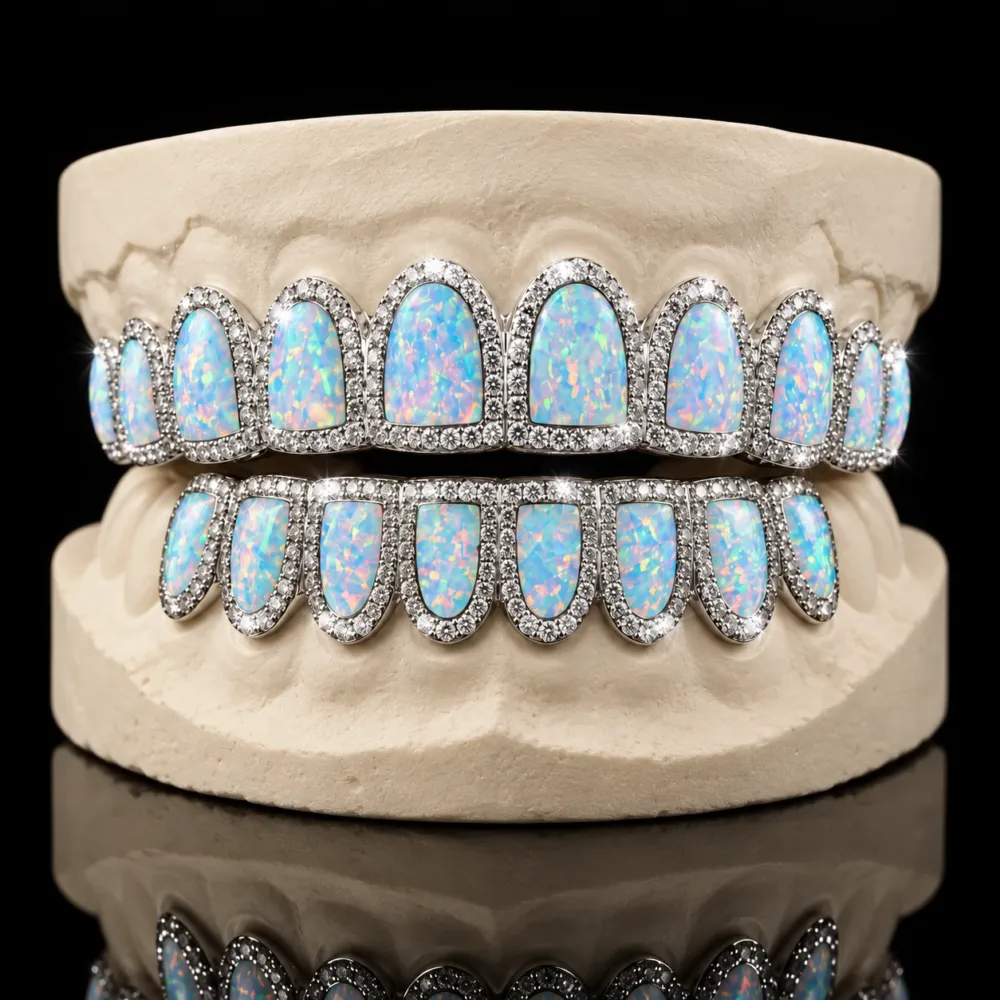 Opal & Moissanite Full Set