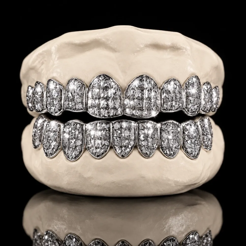 Princess Diamond Cut Grillz